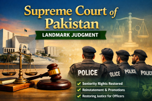 Supreme Court Restores Seniority Rights of Police Officers – A Landmark Judgment (2024/2025)